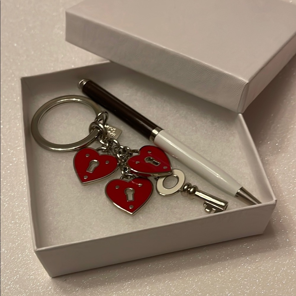 Coach Red Heart Keychain - Picture 7 of 7